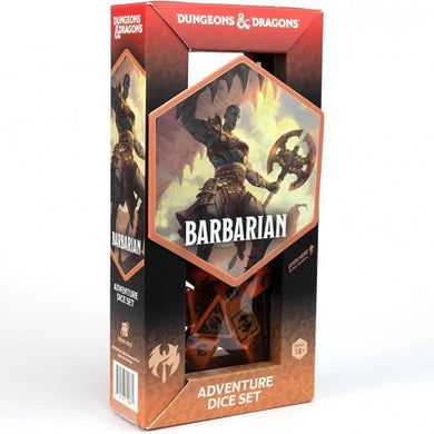 D&D Adventure Dice - Barbarian Orange