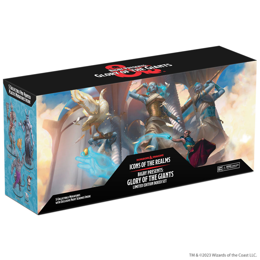 D&D Icons of the Realms Bigby Presents Glory of the Giants Limited Edition Box Set