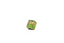 LPG Dice RPG Set Draco Bright Green/Brass
