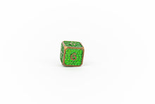 LPG Dice RPG Set Draco Bright Green/Brass