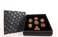 LPG Dice RPG Set Draco Dark Red/Gold