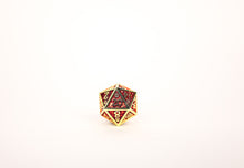 LPG Dice RPG Set Draco Dark Red/Gold