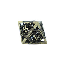 LPG Dice RPG Set Hollow Dragon - Tarnished Gold
