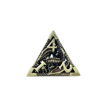 LPG Dice RPG Set Hollow Dragon - Tarnished Gold