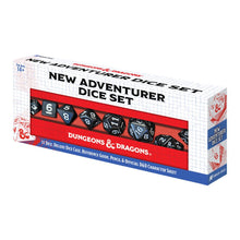 D&D New Adventurer Dice Set - Black Dice