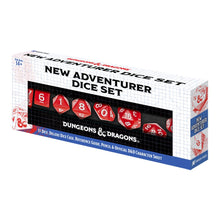 D&D New Adventurer Dice Set - Red Dice