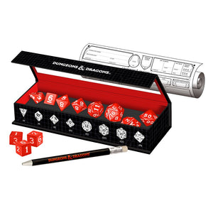 D&D New Adventurer Dice Set - Red Dice