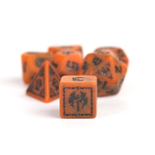 D&D Adventure Dice - Barbarian Orange