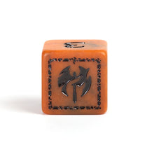 D&D Adventure Dice - Barbarian Orange