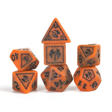 D&D Adventure Dice - Barbarian Orange