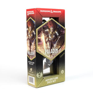 D&D Adventure Dice - Paladin White Grey