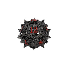 LPG Dice Dragon Rage Dice Set Black/Red