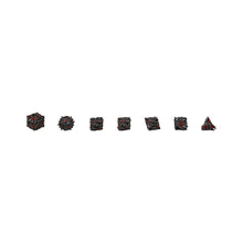 LPG Dice Dragon Rage Dice Set Black/Red