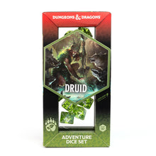 D&D Adventure Dice - Druid Green