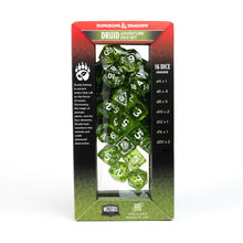 D&D Adventure Dice - Druid Green