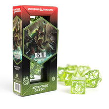 D&D Adventure Dice - Druid Green