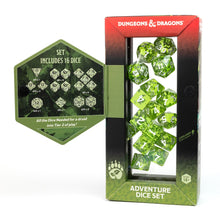 D&D Adventure Dice - Druid Green