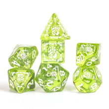 D&D Adventure Dice - Druid Green