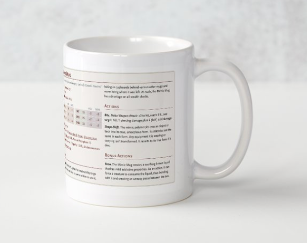 Ceramic Game Master Mug - Mimic Mug