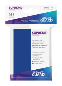Ultimate Guard Supreme Sleeves Blue - 50 Count