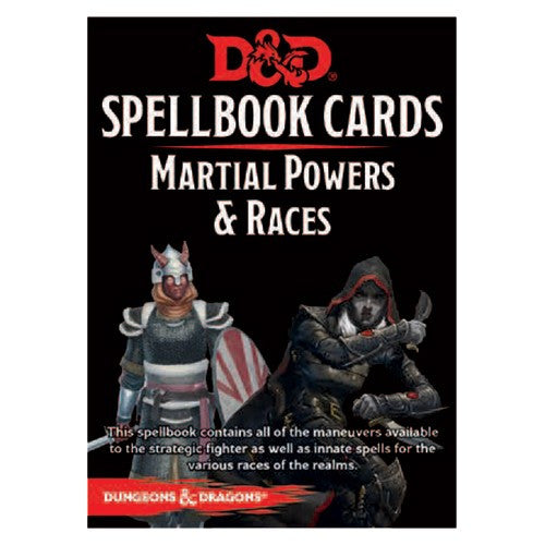 D&D Spellbook Cards Martial Deck