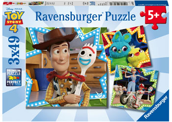 Disney Toy Story 4 Puzzles 3x49pc