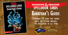 D&D Spellbook Cards Xanathars Deck